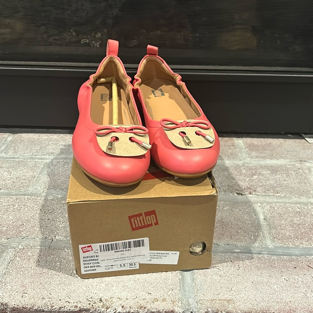 Fit Flop Allegro Bow leather ballerinas